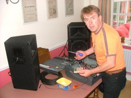 The broken PA!